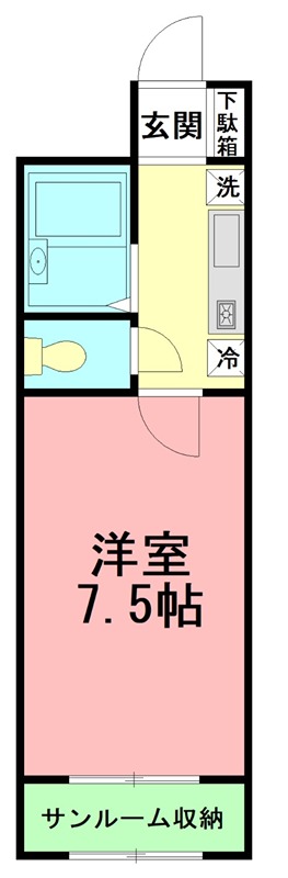 メゾン３ブリッジ２番館 間取り