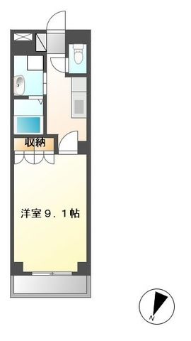 サンレジデンス湘南 206号室 間取り