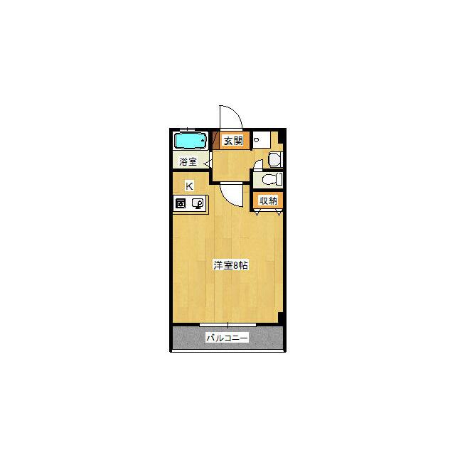 コーポ産興桜台Ⅱ 203号室 間取り