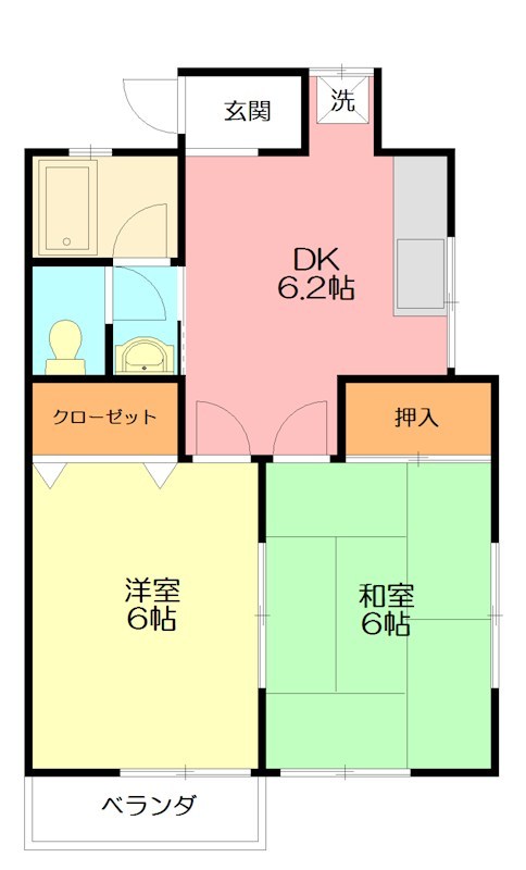 アネックスユウ 3号室 間取り
