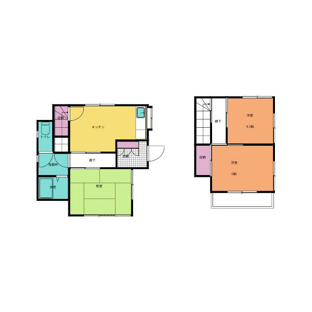 入野貸家 間取り