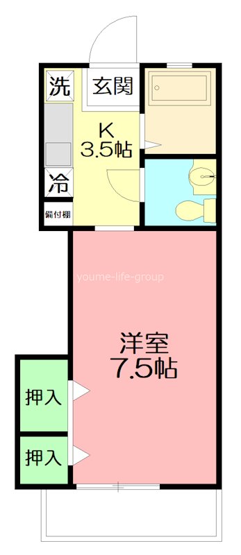 リバッツァ 202号室 間取り