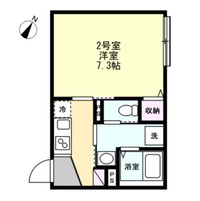 ベイルーム海老名かしわ台 102号室 間取り
