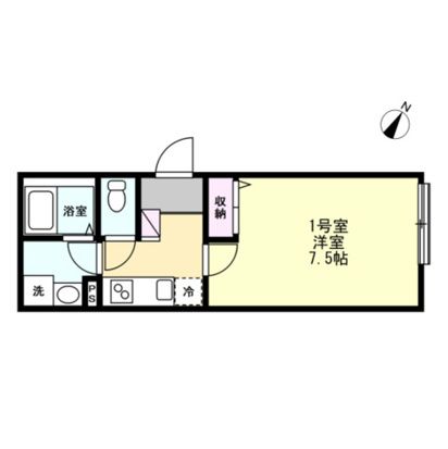ベイルーム海老名かしわ台 301号室 間取り