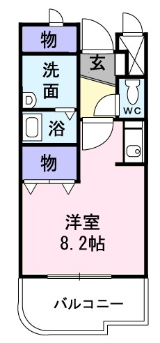 メゾン　ド　ブローテＢ 304号室 間取り