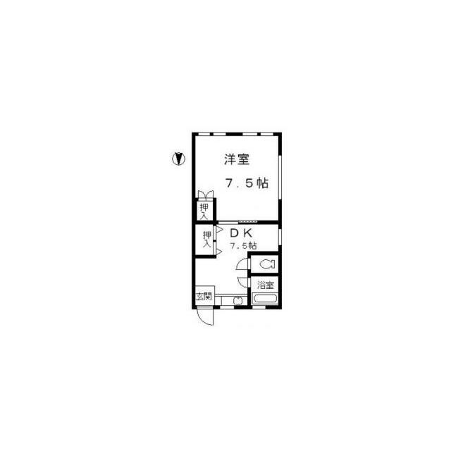 錦町フジビル 303号室 間取り