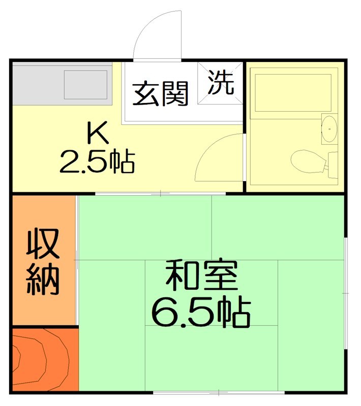 井上ハイツ 301号室 間取り
