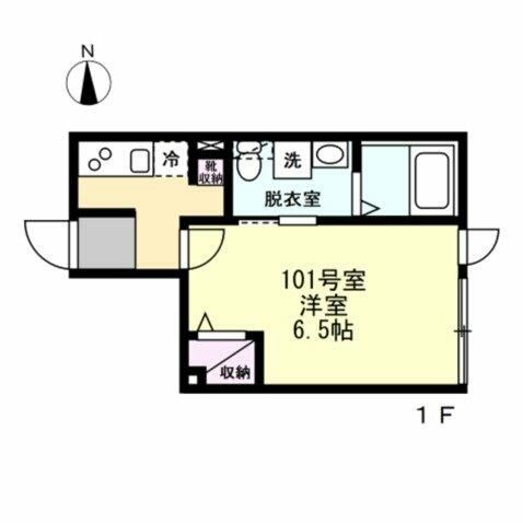 Felice長後 101号室 間取り