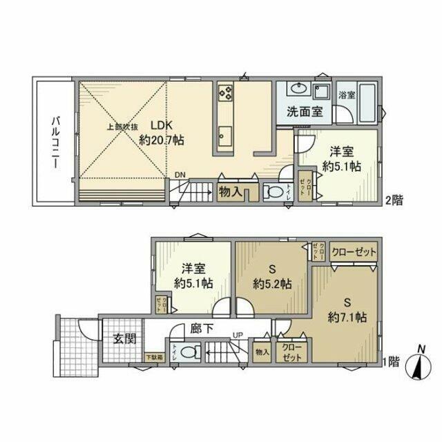 平戸戸建 間取り