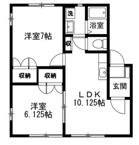 シェ　ポローニャ　Ⅰ 間取り