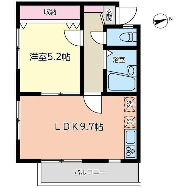 ルカーニア湘南 202号室 間取り