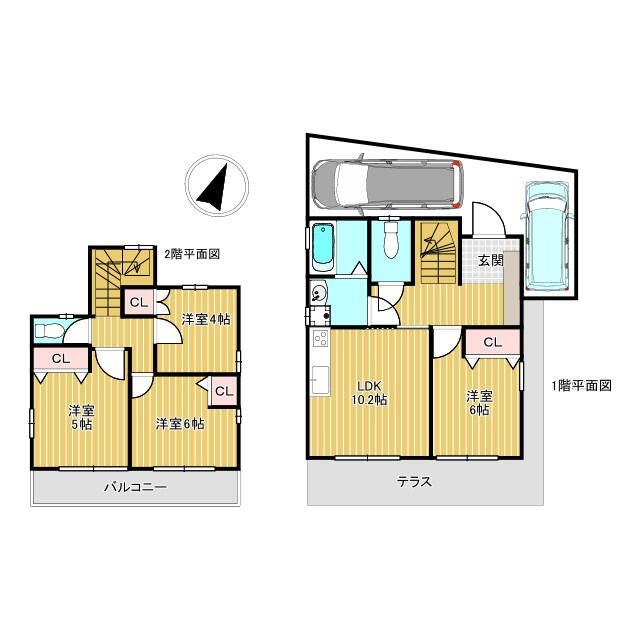 戸塚区汲沢3丁目戸建 間取り