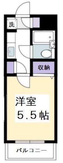マキシス本厚木 302号室 間取り