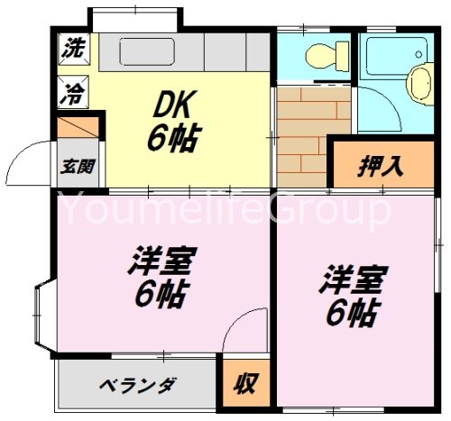 ロコ・ハウス鵠沼 201号室 間取り