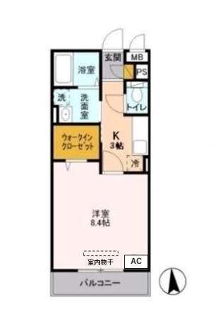 アルスノーヴァⅡ 303号室 間取り
