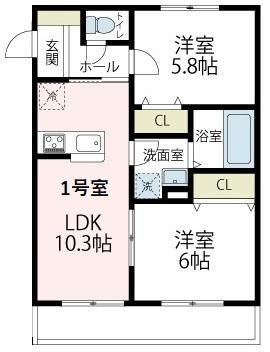 ル　ヴェール　クレール 間取り