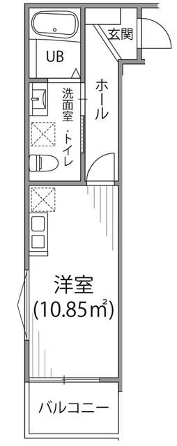 パークサイド平塚 201号室 間取り