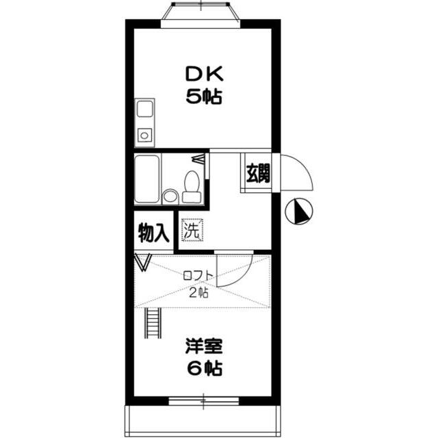 Ａｐａ花の木 207号室 間取り
