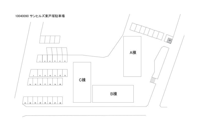 サンヒルズ東戸塚 地図