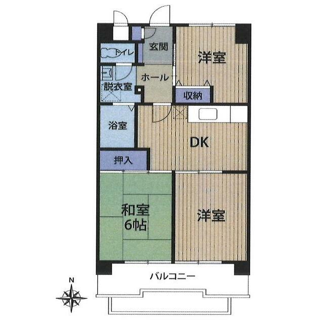 めぐみビル 205号室 間取り