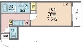 カインドネス厚木幸町 104号室 間取り