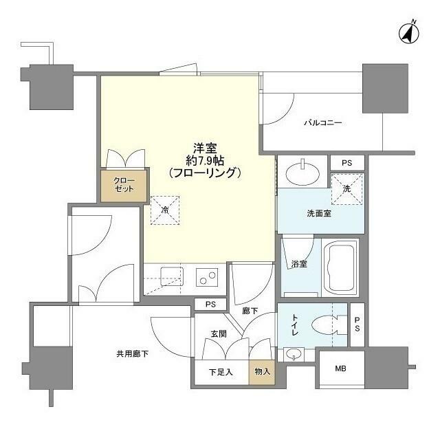 クレヴィア戸塚 510号室 間取り