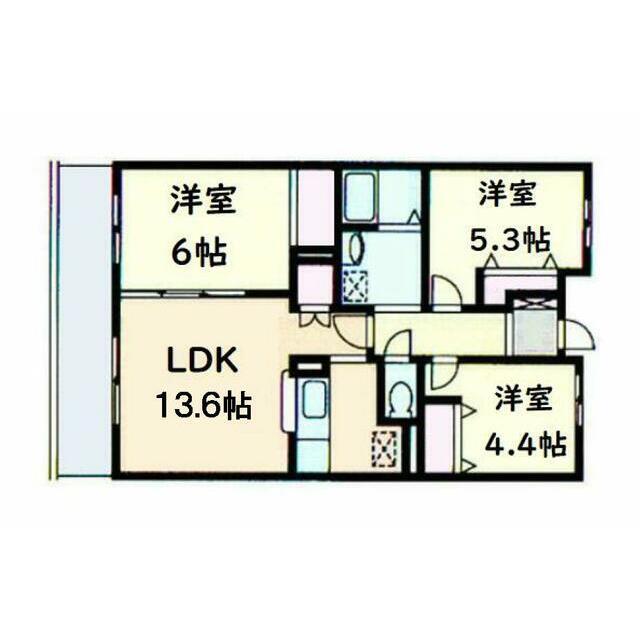 羽黒壱番館 401号室 間取り