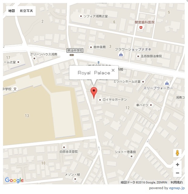 Royal Palace 地図（共通）