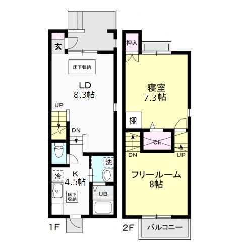 SunHills湘南 O. 101号室 間取り
