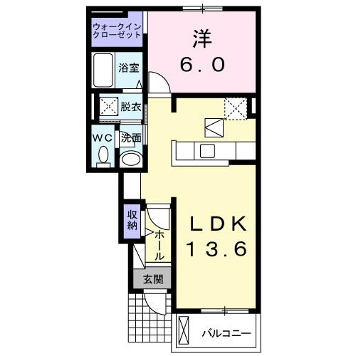 アンソレイユⅣ 間取り