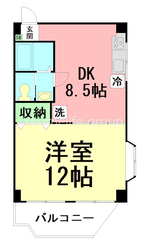 信光ビル 301号室 間取り