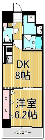 Ｅｐｉｃｈａｒｉｓ本厚木 間取り