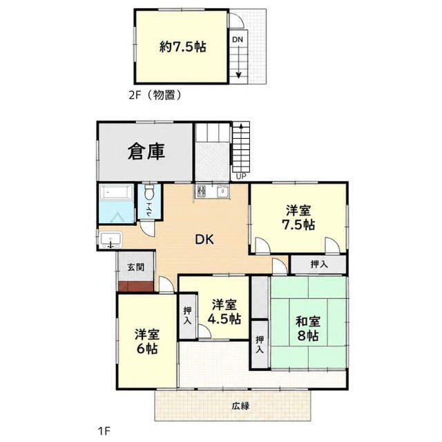小田原市成田貸戸建 間取り