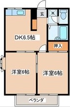 エステート笹尾 203号室 間取り
