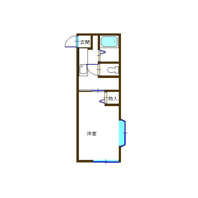 ハイツ宮崎Ｃ棟 間取り