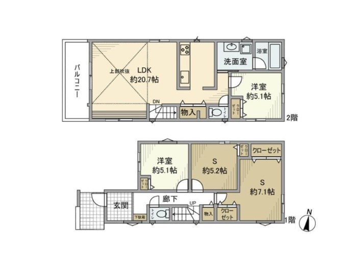 平戸戸建 間取り