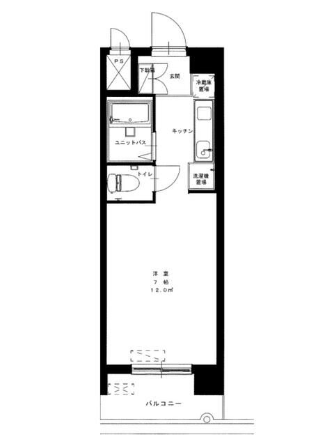 フジビューハイツ山下 間取り
