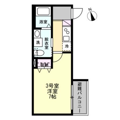 ベイルーム本厚木South 間取り