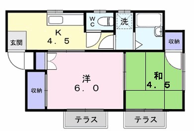 ハイツ野崎Ａの物件画像2