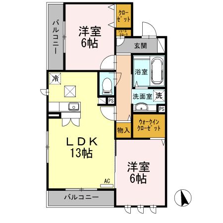 アヴェニール大清水 間取り
