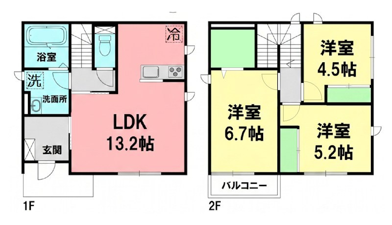 神奈川県横浜市栄区田谷町 間取り