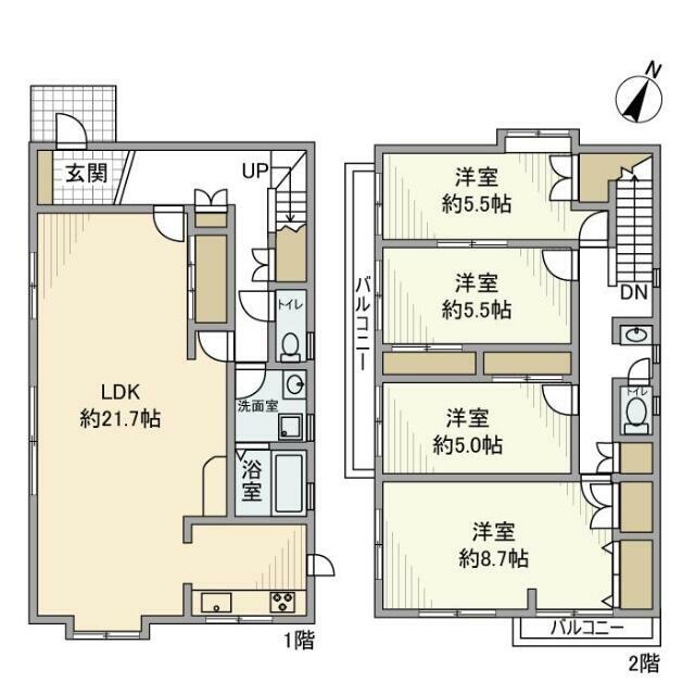 東海岸南戸建 間取り