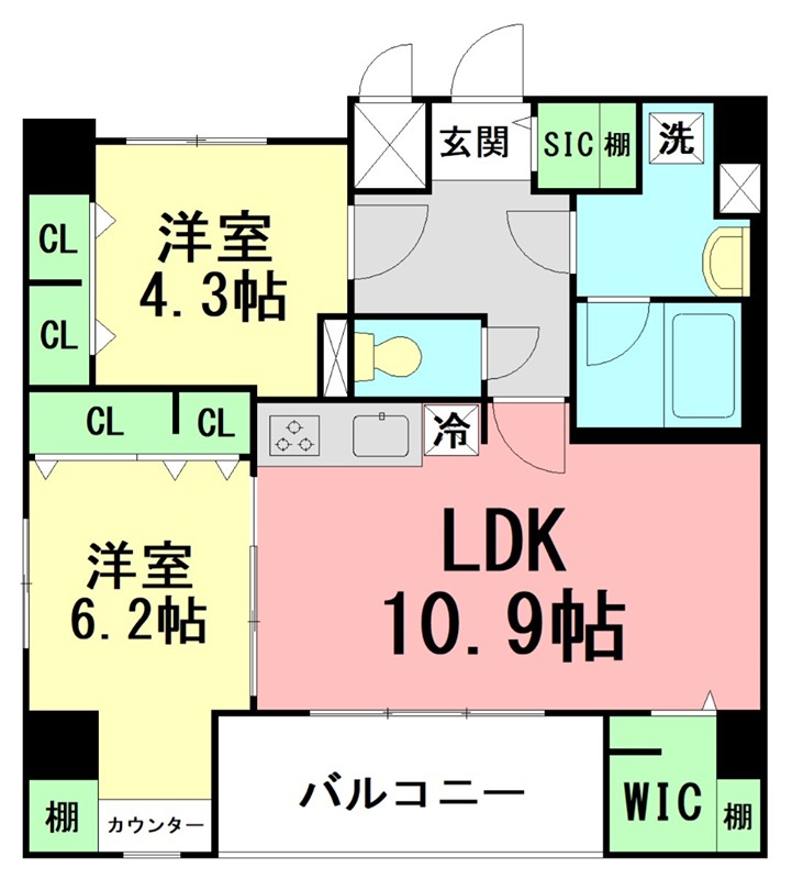 神奈川県厚木市中町４丁目 間取り