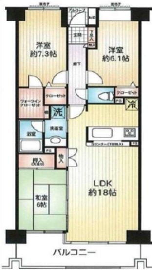 ヴェルアージュ鎌倉梶原 間取り