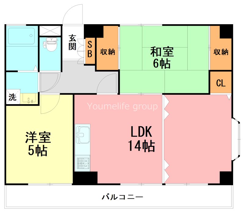 セントラルハイツ 間取り