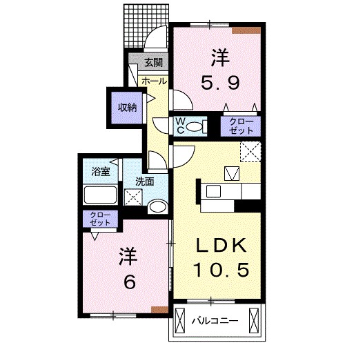 カームＡ 間取り