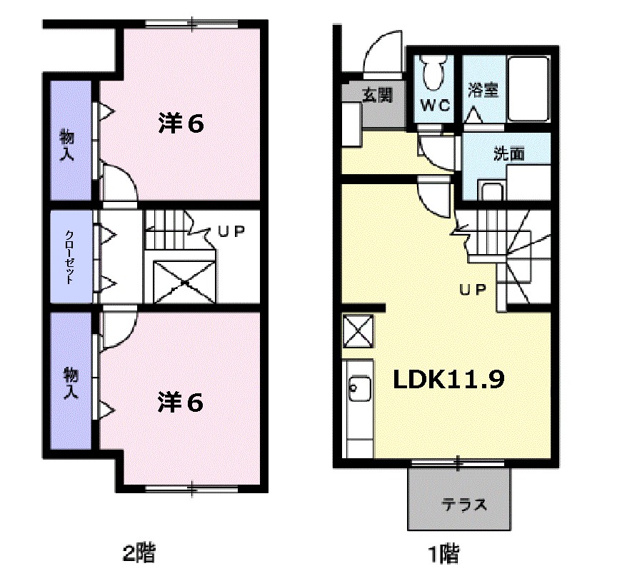 アビテイスⅢ 間取り