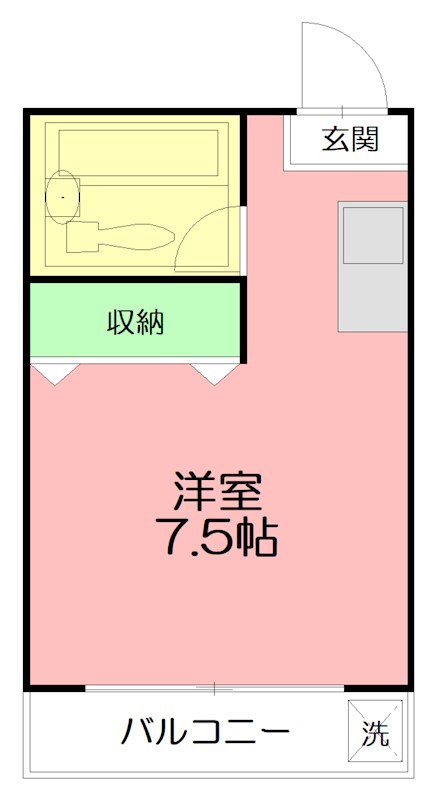 メゾン・ド・ブラン東海大学前ＡＢ 間取り