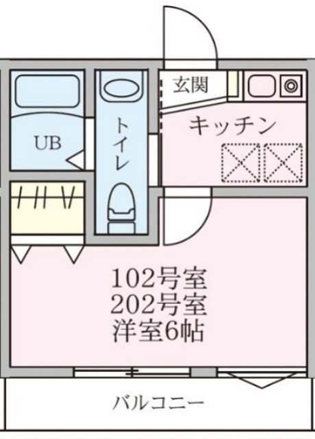 ラコリーヌ踊場 間取り