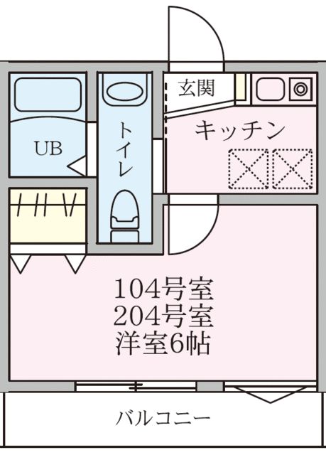 ラコリーヌ踊場 間取り
